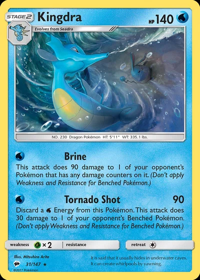 Kingdra – Burning Shadows nr 031/147 (Standard)
