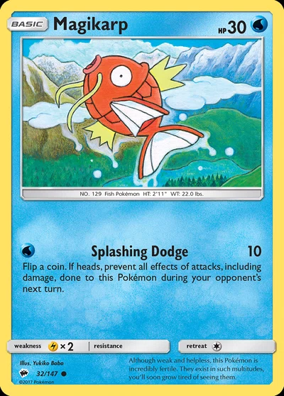 Magikarp – Burning Shadows nr 032/147 (Standard)