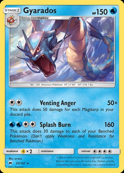 Gyarados – Burning Shadows nr 033/147 (Standard)