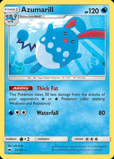 Azumarill – Burning Shadows nr 035/147 (Standard)