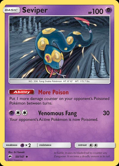 Seviper – Burning Shadows nr 050/147 (Standard)