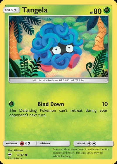 Tangela – Burning Shadows nr 007/147 (Standard)