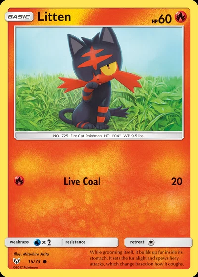 Litten – Shining Legends nr 015/073 (Standard)