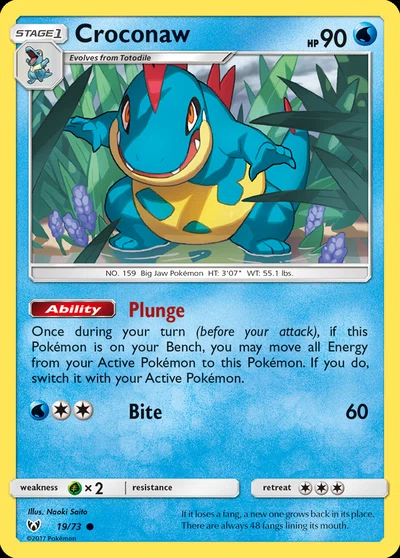 Croconaw – Shining Legends nr 019/073 (Standard)