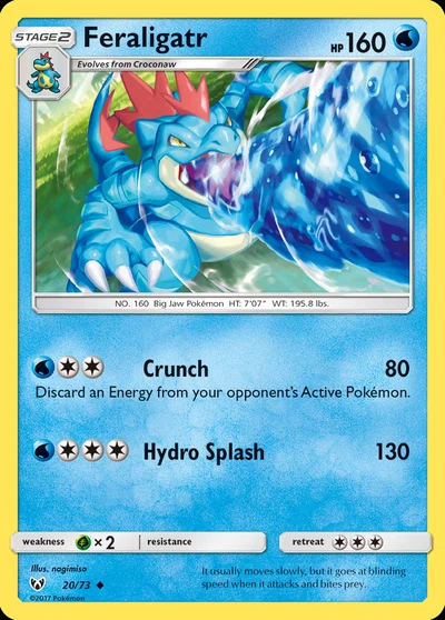 Feraligatr – Shining Legends nr 020/073 (Standard)