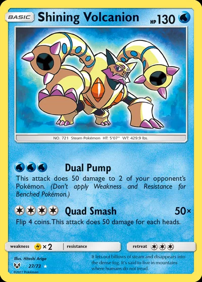 Shining Volcanion – Shining Legends nr 027/073 (Standard)