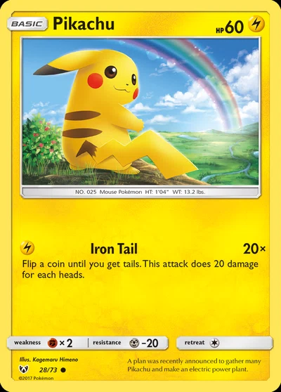 Pikachu – Shining Legends nr 028/073 (Standard)