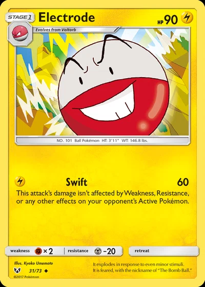 Electrode – Shining Legends nr 031/073 (Standard)