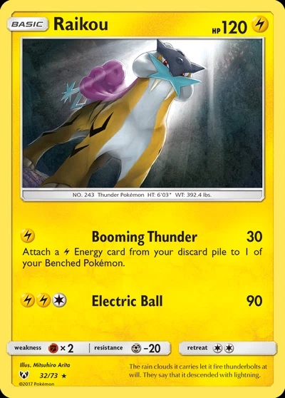Raikou – Shining Legends nr 032/073 (Standard)