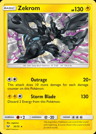 Zekrom – Shining Legends nr 035/073 (Standard)