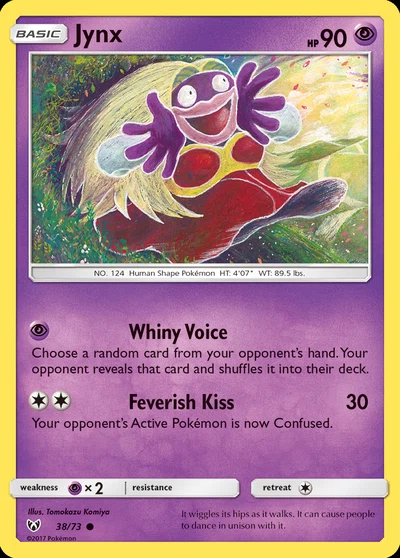 Jynx – Shining Legends nr 038/073 (Standard)