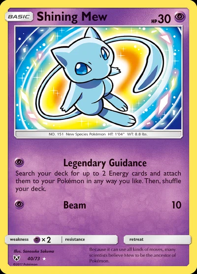 Shining Mew – Shining Legends nr 040/073 (Standard)
