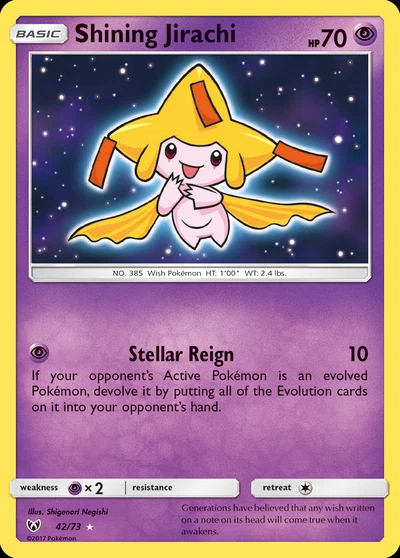 Shining Jirachi – Shining Legends nr 042/073 (Standard)