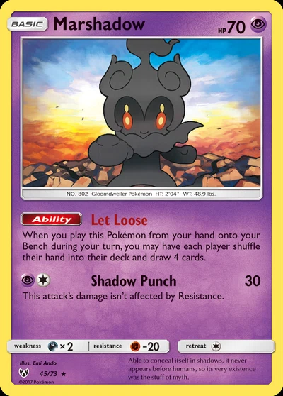 Marshadow – Shining Legends nr 045/073 (Standard)