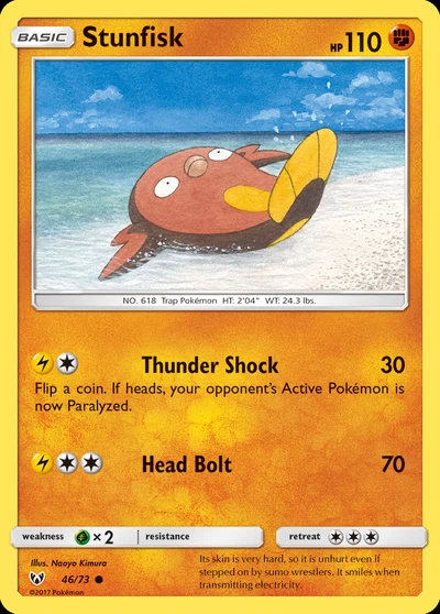 Stunfisk – Shining Legends nr 046/073 (Standard)