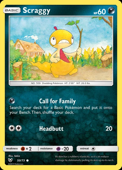 Scraggy – Shining Legends nr 050/073 (Standard)
