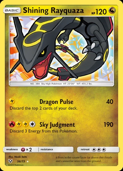 Shining Rayquaza – Shining Legends nr 056/073 (Standard)