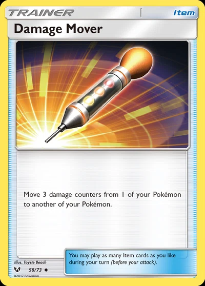 Damage Mover – Shining Legends nr 058/073 (Standard)