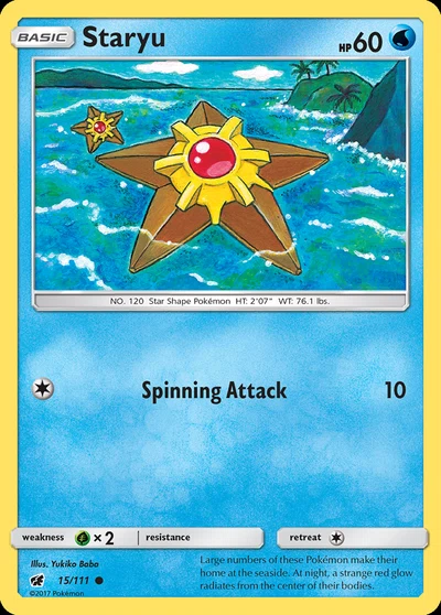 Staryu – Crimson Invasion nr 015/111 (Standard)