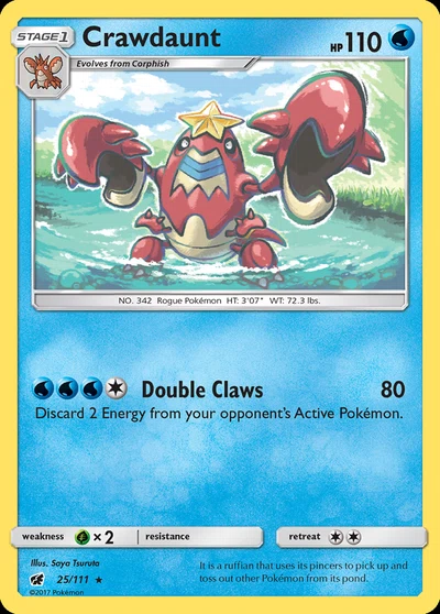 Crawdaunt – Crimson Invasion nr 025/111 (Standard)