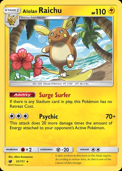 Alolan Raichu – Crimson Invasion nr 031/111 (Standard)