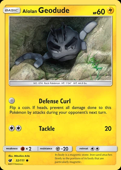 Alolan Geodude – Crimson Invasion nr 032/111 (Standard)