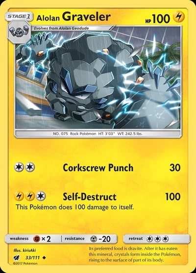 Alolan Graveler – Crimson Invasion nr 033/111 (Standard)