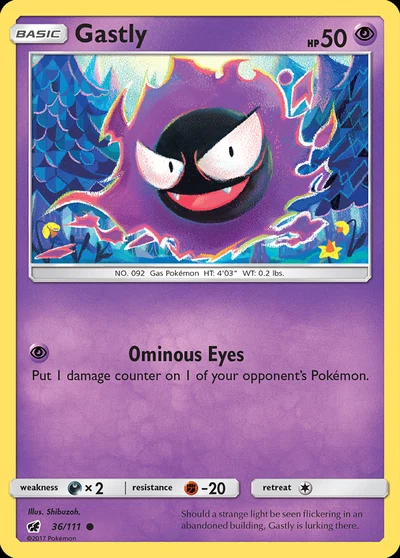 Gastly – Crimson Invasion nr 036/111 (Standard)