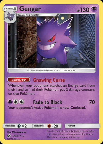 Gengar – Crimson Invasion nr 038/111 (Standard)