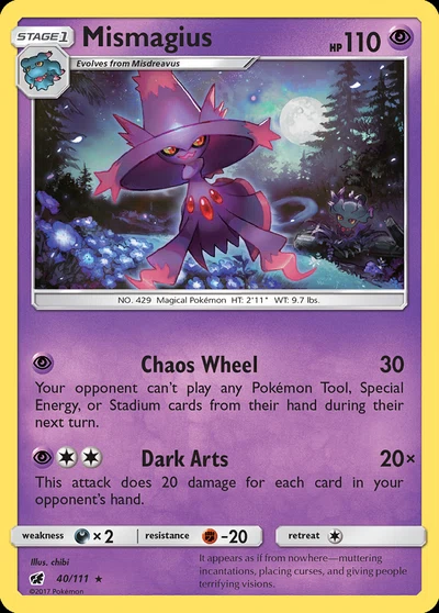 Mismagius – Crimson Invasion nr 040/111 (Standard)