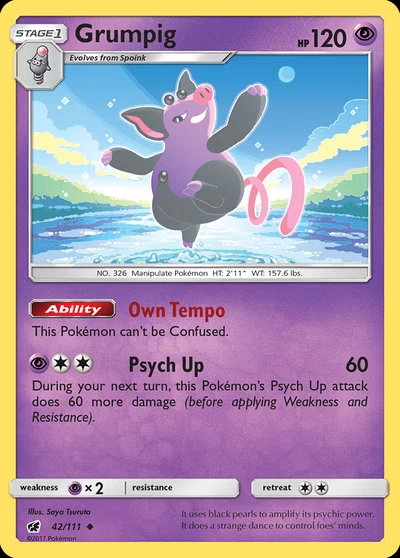 Grumpig – Crimson Invasion nr 042/111 (Standard)