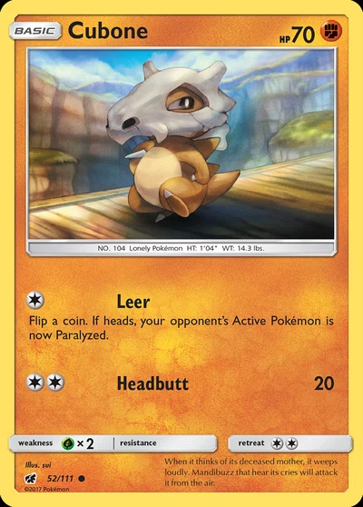 Cubone – Crimson Invasion nr 052/111 (Standard)