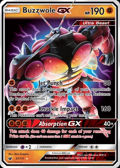 Buzzwole-GX – Crimson Invasion nr 057/111 (Standard)