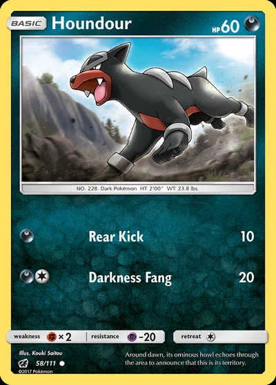 Houndour – Crimson Invasion nr 058/111 (Standard)