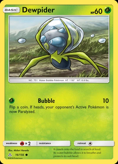 Dewpider – Ultra Prism nr 016/156 (Standard)