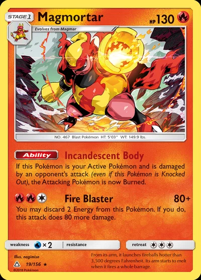 Magmortar – Ultra Prism nr 019/156 (Standard)