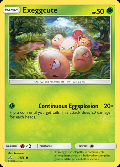 Exeggcute – Ultra Prism nr 001/156 (Standard)