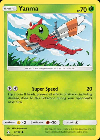 Yanma – Ultra Prism nr 002/156 (Standard)