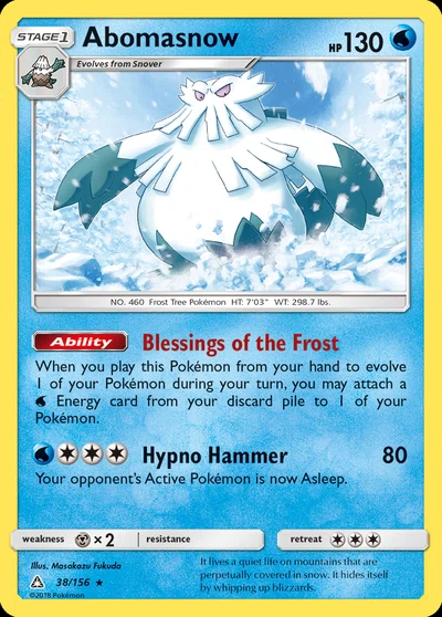 Abomasnow – Ultra Prism nr 038/156 (Standard)