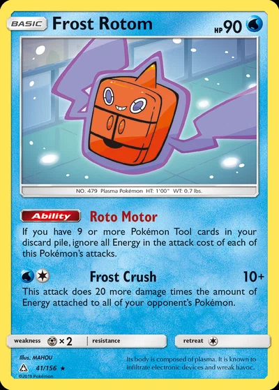 Frost Rotom – Ultra Prism nr 041/156 (Standard)