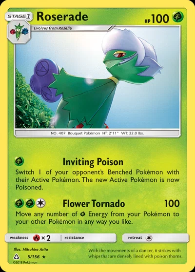 Roserade – Ultra Prism nr 005/156 (Standard)
