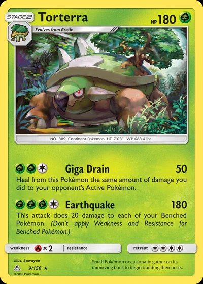 Torterra – Ultra Prism nr 009/156 (Standard)