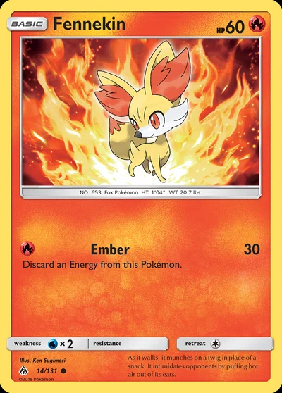 Fennekin – Forbidden Light nr 014/131 (Standard)