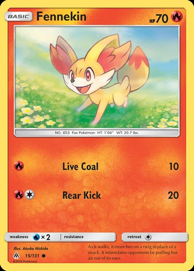 Fennekin – Forbidden Light nr 015/131 (Standard)