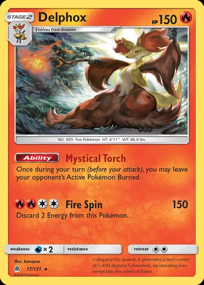 Delphox – Forbidden Light nr 017/131 (Standard)
