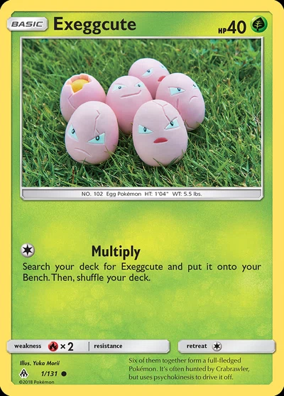 Exeggcute – Forbidden Light nr 001/131 (Standard)