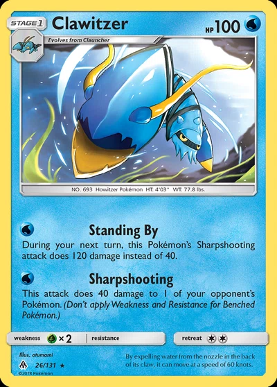Clawitzer – Forbidden Light nr 026/131 (Standard)