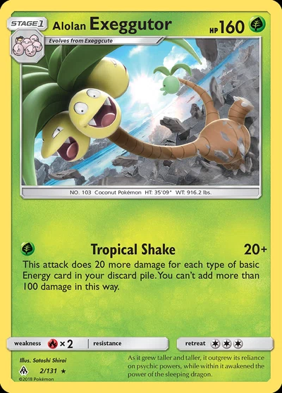 Alolan Exeggutor – Forbidden Light nr 002/131 (Standard)