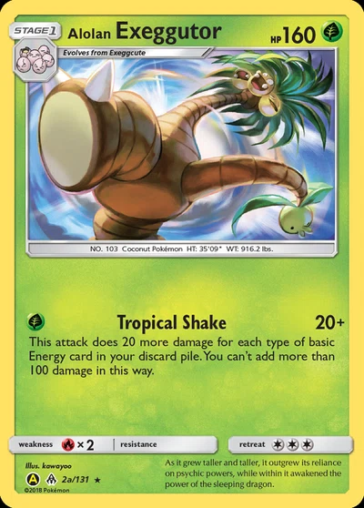 Alolan Exeggutor – Forbidden Light nr 2a/131 (Standard)