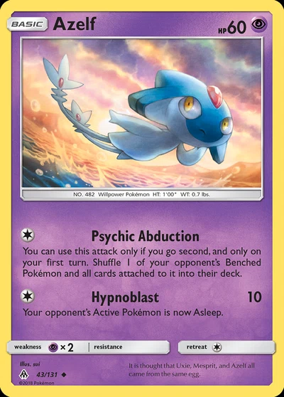 Azelf – Forbidden Light nr 043/131 (Standard)
